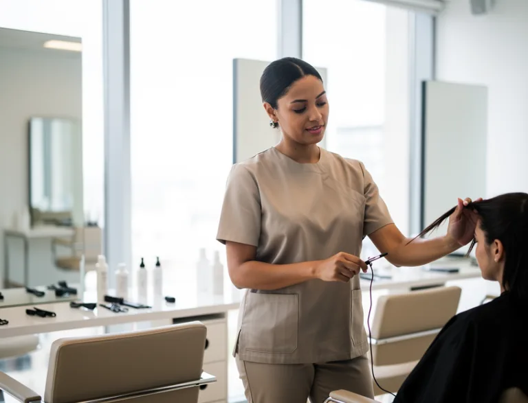 Luxury Hair Salon service in Canary Wharf